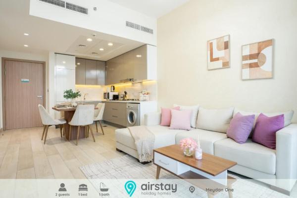 A la foto es mostra l'objecte Airstay - Bright Top-Floor 1BR - Azizi Riviera 8 - Monthly Offer Available! situat a la ciutat de Dubai.