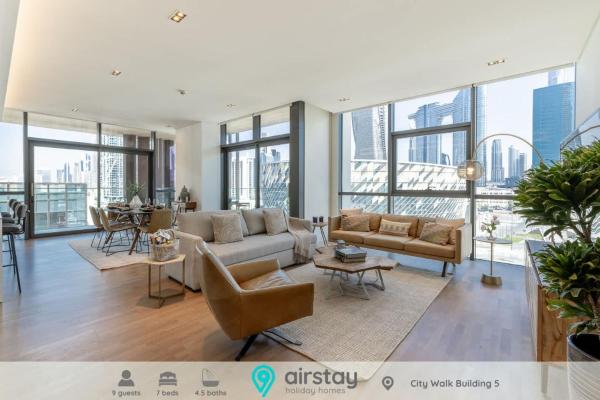 A la foto es mostra l'objecte Airstay - Luxury 3BR plus Guest Room - Steps from CocaCola Arena - Monthly Offer Available! situat a la ciutat de Dubai.