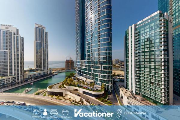 Auf dem Foto ist das Objekt Vacationer Holiday Homes l Cozy 1 Bed l Partial Sea View l Prime Location in der Stadt Dubai zu sehen.