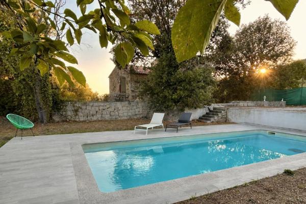 Ancien Moulin Rénové Avec Piscine Privée - Propriano
