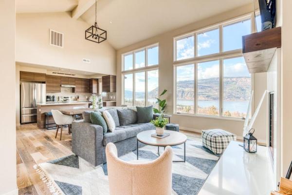 Modern Mountain & River-view House With Balcony Deck Gym And Wifi - Memaloose State Park, Mosier