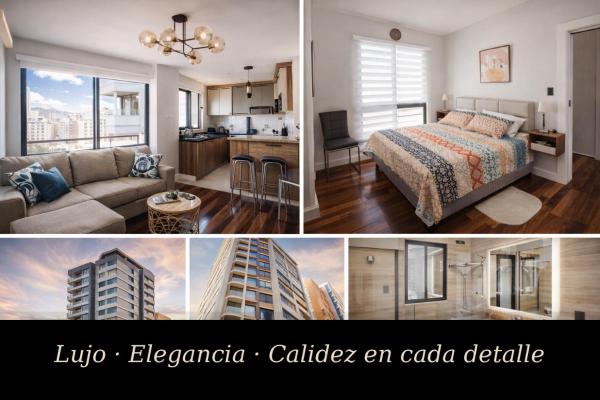 Nella foto è visibile l'oggetto Encantador departamento en el ultimo piso situato nella città di La Paz.