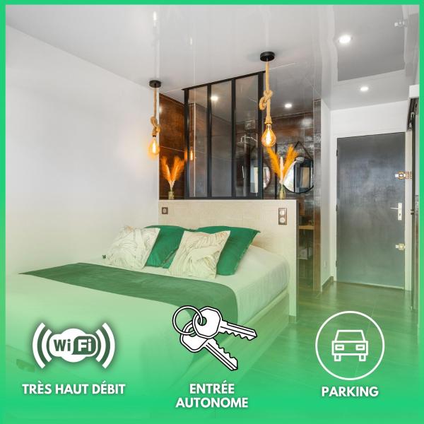 Nuit D'ambre Port Nature - Studio Cosy - Parking - Climatisation - Village Naturiste - Agde