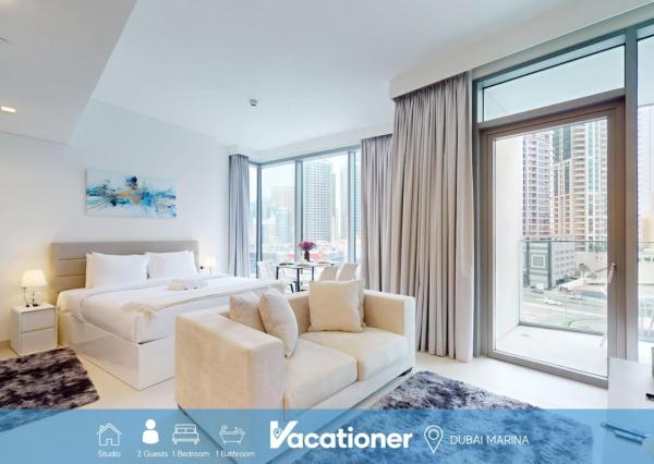 Vacationer Holiday Homes L Aesthetic Studio L Near Marina Mall - Dubai Marina