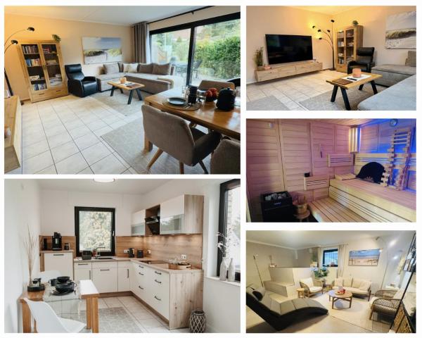 På billedet ses objektet Stylisches modernes Apartment, Sauna und Wellness Top Lage beliggende i byen Hille.