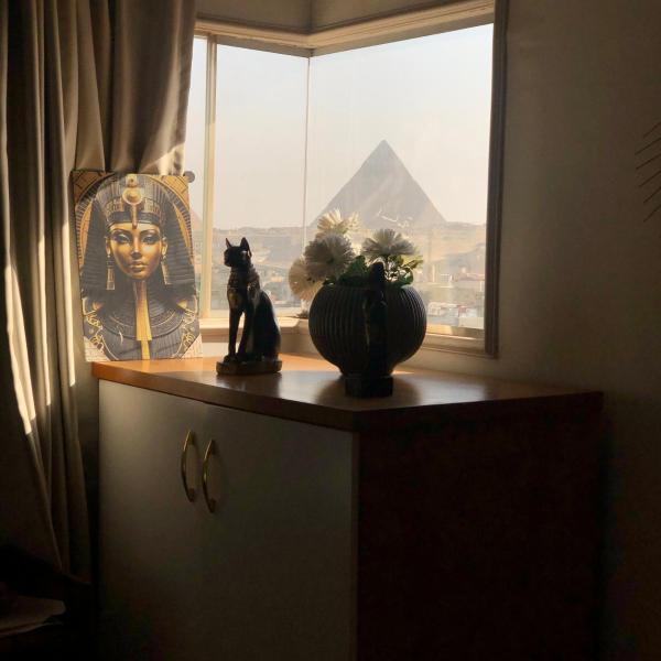 På bildet vises objektet Rafifi pyramids inn view som ligger i byen Kafrat Naşşār.