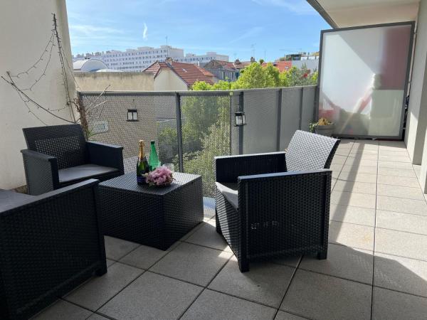 Havre Paisible Pres De Paris - Terrasse Vue Jardin Avec Oiseaux, Parking Double Portail Et Ascenseur Direct, Metro 13 A 6 Min A Pied - Bourg-la-Reine