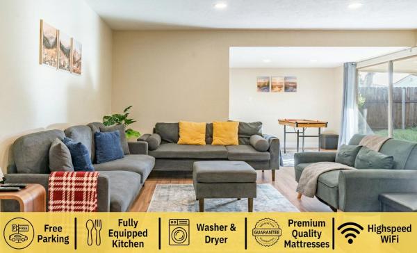 A la foto es mostra l'objecte Pet & Family-Friendly 4BR Grill & Chill situat a la ciutat de Antelope.