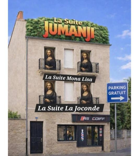 Les 2 Appart Suite Mona Lisa & Jumanji - Chalon-sur-Saône