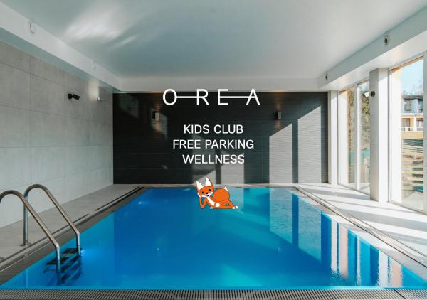 Na fotografii je vidět objekt OREA Resort Panorama Moravský kras nacházející se ve městě Vavřinec.