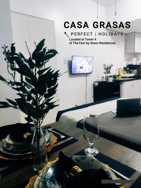 Stylish Studio Unit At Grass Residences - Valenzuela