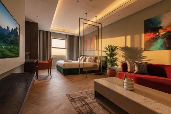 A la foto es mostra l'objecte Stella Stays Olaya Tower 1 - Furnished Apartments situat a la ciutat de Riad.