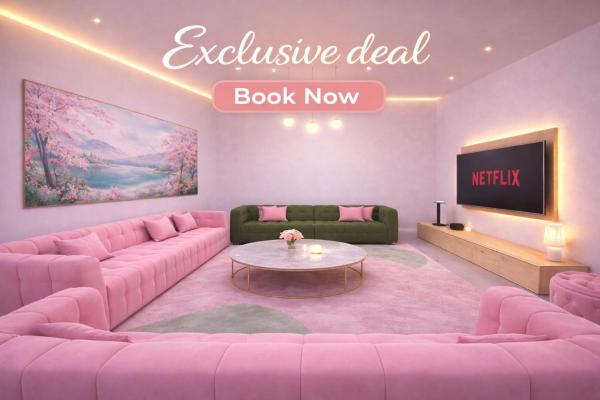 På billedet ses objektet Female Al Barsha Stay near Mall of Emirates Dubai beliggende i byen Dubai.