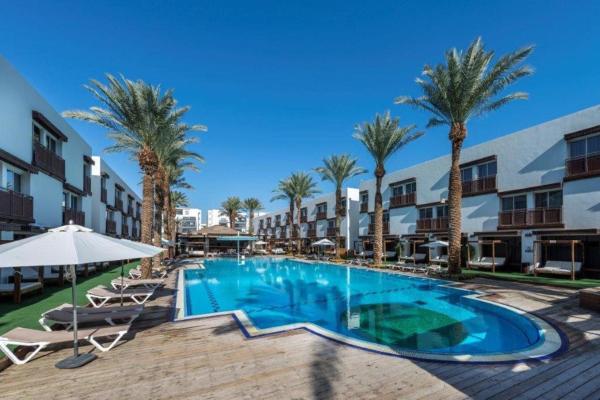 På billedet ses objektet G hotel beliggende i byen Eilat.