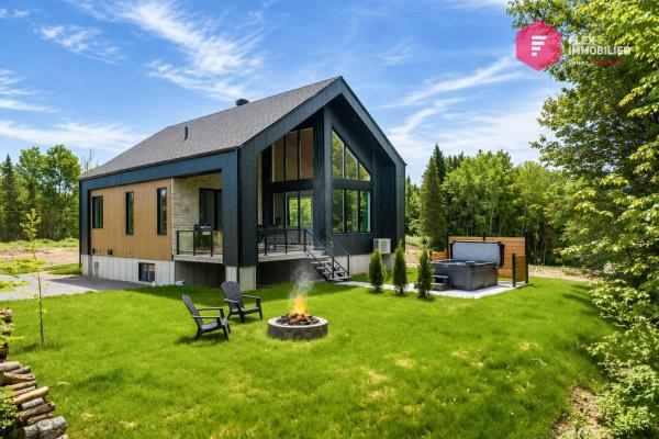 Le Vert Détente - Chalet Spa Privé Accès Piscine - Golf Du Grand Portneuf Près De Québec - Portneuf