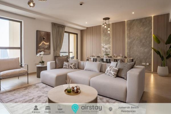 A la foto es mostra l'objecte Airstay - Stunning 2BR Marina View Retreat - JBR - Monthly Offer Available! situat a la ciutat de Dubai.