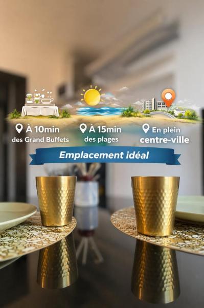 Centre-ville 10min Grands Buffets 15min Plages - Narbona