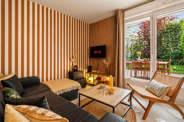 Family Apartment Near Disneyland With Ac, Garden & Parking - Serris