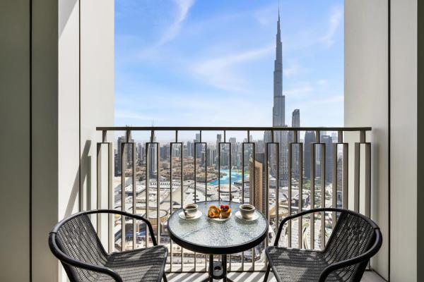 Panoramic Burj Khalifa View 3br Live Fountain Show - Dubaj