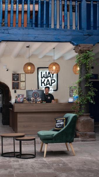 Na fotografii je vidět objekt Way Kap Hostel Cusco nacházející se ve městě Cuzco.