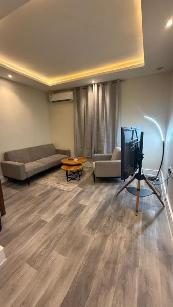 A la foto es mostra l'objecte apartment with modern design situat a la ciutat de Riad.