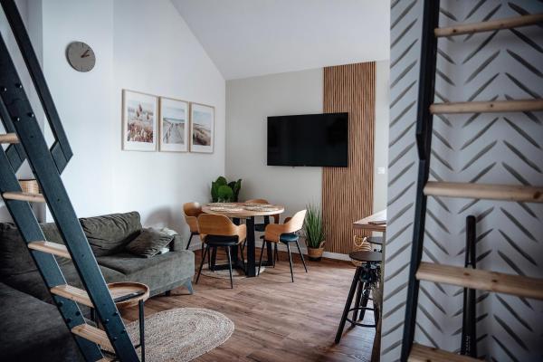 Na fotografii je vidět objekt Apartament Piaskowa Duna nacházející se ve městě Mechelinki.