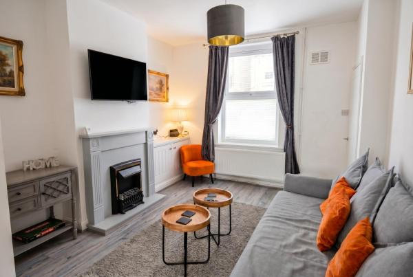 La photo montre l'objet Stylish Ashbourne townhouse near the Peak District and Alton Towers situé dans la ville de Mapleton.