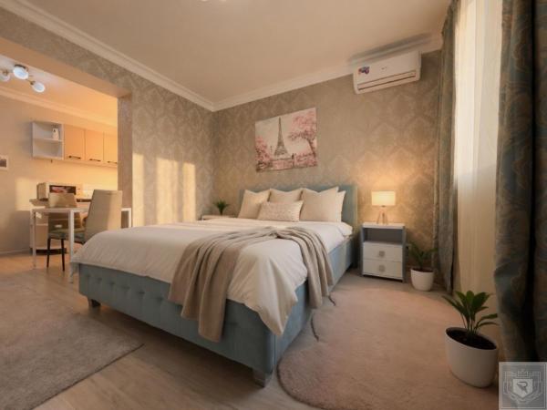 The photo shows the RentHouse Apartments Smart-Accomodation located in the city of Codru.