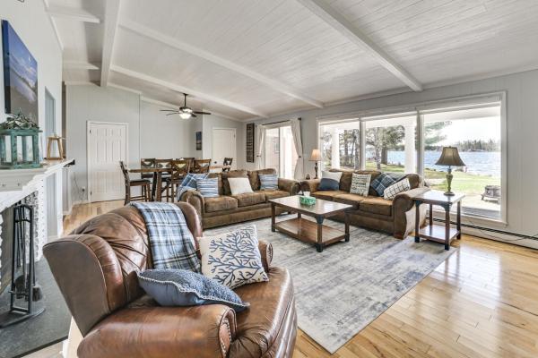 Spacious Getaway W/ Beach & Views On Otsego Lake! - Gaylord, MI