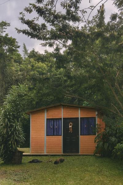 Na foto é possível ver o objeto Sapiens house