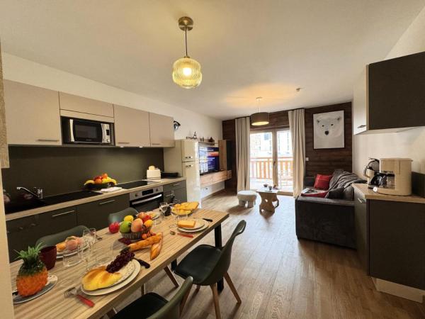 Na fotografii je vidět objekt Résidence Le Living Stone B - NOUVEAU CENTRE, PIED DES PISTES-Tout inclus MAE-0941 nacházející se ve městě Vars.