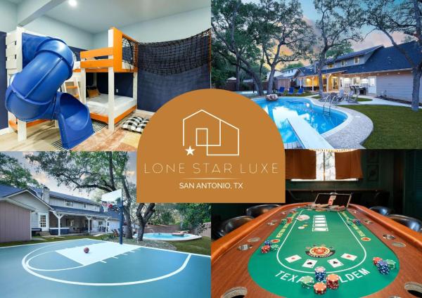 Sportscourt & Pool Indoor Slide~games~ Family Fun - San Antonio, TX