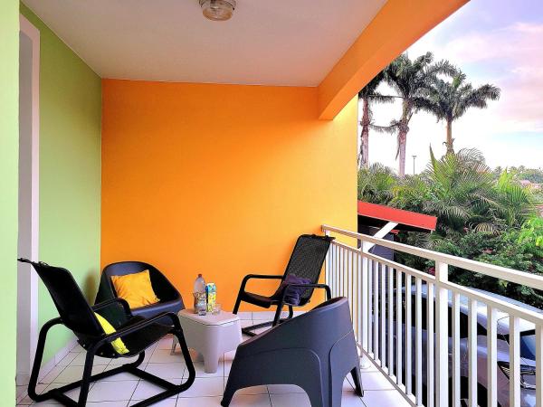 Zamana – terrasse et commerces à 1 min, Les Trois-Îlets