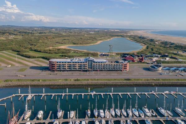 Kuvassa näkyy kohde Leonardo Hotel IJmuiden Seaport Beach, joka sijaitsee kaupungissa IJmuiden.