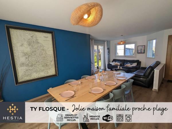 Ty Flosque - Jolie Maison Familiale Proche Plage - Ploudalmézeau
