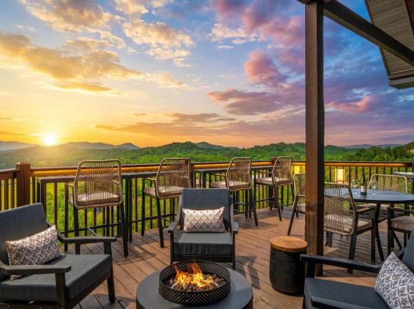 Great Mountain Views - Hot Tub Fire Pit Game Room - Townsend, TN