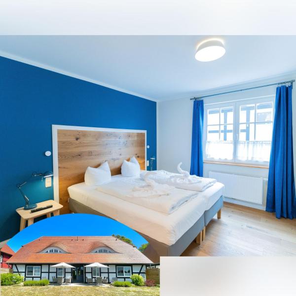 Na zdjęciu widoczny jest obiekt ~ Apartments zum Schloss ~ Traumhafte Ferienwohnungen auf Usedom położony w mieście Mellenthin.