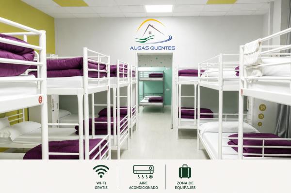 Na fotografii je vidět objekt Augas Quentes Hostel nacházející se ve městě Ourense.