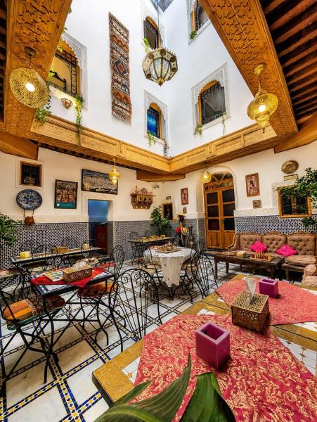 A la foto es mostra l'objecte Riad Tafoukt Palace situat a la ciutat de Fes.