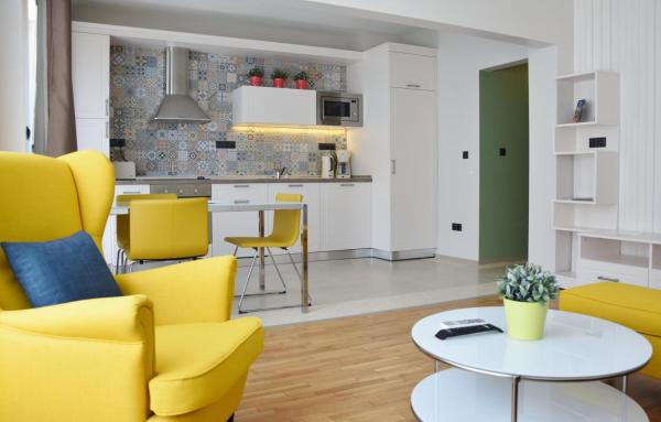 Na fotografii je vidět objekt VIP Apartments Sofia nacházející se ve městě Sofie.