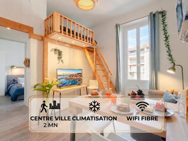 Le Garibaldi 2 - Idéal Couple En Quête D'un Pied à Terre Confort - Animaux Acceptés - 5min à Pied Du Port - Centre Ville - Commerces - Plage 10min En Voiture - Wifi Hd - La Seyne-sur-Mer