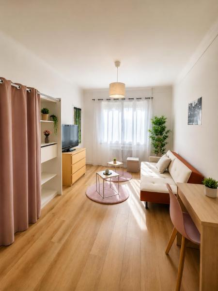 T3 Lumineux Climatisé Avec Balcon 2 Chambre à 2 Min De La Gare St-charles - Marseille