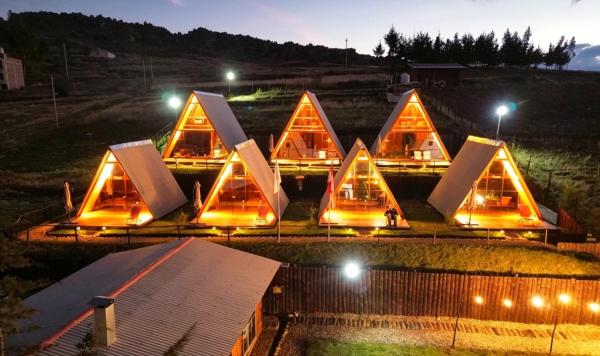 A la foto es mostra l'objecte GLAMPING NAKAMA Cajamarca situat a la ciutat de Namora.