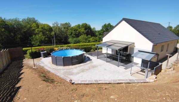 A la foto es mostra l'objecte Maison plain-pied au calme proche lac de miel Wifi gratuit situat a la ciutat de Beynat.