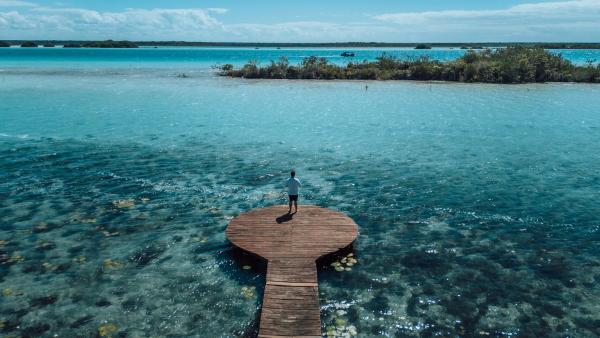 På billedet ses objektet Hotel CasaBakal - A pie de Laguna - Bacalar beliggende i byen Bacalar.