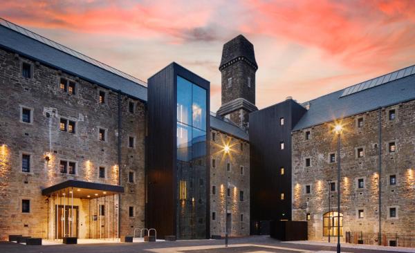 På billedet ses objektet Bodmin Jail Hotel beliggende i byen Bodmin.