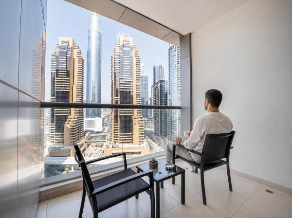 A la foto es mostra l'objecte HAVN - 3 Bedroom in Skyview Tower, Dubai Marina situat a la ciutat de Dubai.