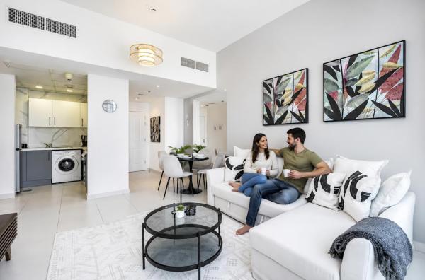 På billedet ses objektet HAVN - 2 Bedroom in Dubai Marina, 10min to Metro beliggende i byen Dubai.