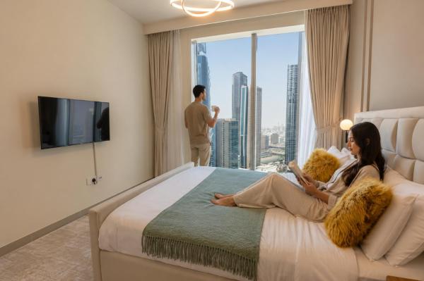 A la foto es mostra l'objecte HAVN - High Floor 2 bedroom in Downtown situat a la ciutat de Dubai.