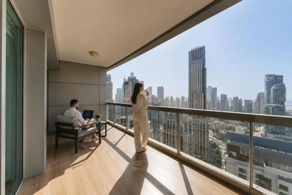 A la foto es mostra l'objecte HAVN - Upgraded 1 Bed in 8 Boulevard Walk Downtown situat a la ciutat de Dubai.